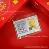 Adesivos de Celular Contendo Ouro 999, Folhas de Ouro Princesa Fique Rica, Ímãs de Geladeira Riqueza, Cartões de Ouro Tesouro, Presentes Personalizados