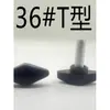 Parafuso de botão com alça de uma palavra em forma de T, haste de parafuso de aço carbono com revestimento de zinco branco M4M5M6M8M10