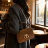 Bolso de Nicho Nuevo 2025 para Mujer, Moda Retro, Casual, Simple, Bolso de Hombro Cruzado, Bolso Cuadrado Pequeño de Alta Gama