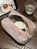 Nuevo Neceser de Mujer con Estampado de Leopardo, Bolsa de Viaje de Aspecto Elegante, Tridimensional con Asa, Conveniente Neceser de Gran Capacidad