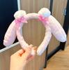 Nueva Diadema de Felpa para Niñas Pequeñas, Accesorio para el Cabello Kuromi, Nuevo Modelo 2026, Pinza para el Cabello para Lavarse la Cara, Accesorio para el Cabello de Bebé