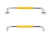 Acero inoxidable 304 brazo de silicona para reposabrazos de inodoro para ancianos, mango de inodoro antideslizante, reposabrazos de seguridad sin barreras