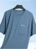 Camiseta de Manga Corta de Seda de Hielo para Hombre Verano Papá Malla Transpirable de Secado Rápido Delgada Holgada Talla Grande Ropa Deportiva para Hombres de Mediana Edad y Mayores