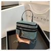 Bolso de mano brillante de Diamante estilo coreano bolso de mujer 2023 nuevo bolso caja moda estilo coreano cadena de mano hombro bandolera