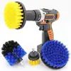 Set de Limpieza para Coche de 24 Piezas, Cepillo para Rin de Pulido y Encerado, Cabezal de Cepillo Combinado para Cuidado, Cepillo para Rin