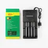 Carregador de bateria de lítio Hongdong 18650 26650 com slot duplo USB Lanterna USB Bateria Carregador Multimodelos