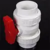 Conexões Azuis de Tubo de PVC Conectores de Entrada e Saída para Tanque de Água Cotovelo Curva Simples União de Três Vias Válvula de Esfera Cola Bico de Pato