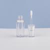 Processamento e Personalização de Tubo Redondo Transparente para Gloss Labial, Tubo Vazio, Material de Embalagem Curto, Gloss Labial, Tubo para Óleo Labial, Tubo para Corretivo Iluminador