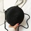 Bolso Cruzado de Paja Floral Transfronterizo para Niños Estilo Fresco de Princesa Bolsa de Almacenamiento para Salidas Monedero para Monedas de Bebé para Niñas