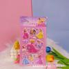 Nuevas Pegatinas de Animales para Coche de la Princesa de Hielo y Nieve de Dibujos Animados Pegatinas de Pastel de Princesa de Dibujos Animados para Niños Pegatinas de Papel Dorado Pegatinas Lindas para Planificador