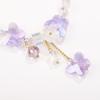 Pulsera japonesa y coreana de moda de cristal de doble círculo, temperamento dulce, simple, tendencia, pulsera para chica, joyería para novias de estudiantes, venta al por mayor