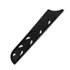En stock Cubierta de Plástico PP Poroso Negro Hueca de Drenaje Rápido Cubierta Protectora Portátil para Cuchillo de Chef Cubierta para Cuchillo de Fruta