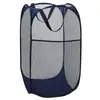 Cesta de Lavandería Plegable Emergente de Malla Portátil Almacenamiento Plegable Cesta Emergente para Ropa para Habitación de Niños, Dormitorio Universitario, Viajes