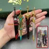 Espada de Metal Espada de Ángel Corazón de Polvo tamaño pequeño Modelo de Arma Fría Mini Espada Pequeña para Niños Colgante Llavero