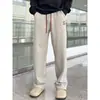 Pantalones casuales versátiles y elegantes de estilo japonés Harajuku, estilo ins, artísticos, casuales, sencillos, modernos, populares, de algodón chino bordado