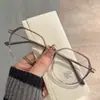 Óculos Retro Polígonos TR Novos Chiai Moldura Simples de Óculos Moda Coreana para Miopia