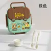 Lancheiras Infantis, Caixas Bento, Micro-ondas, Caixas de Conservação Doméstica de Grau Alimentício, Lancheiras Estudantis com Garfo e Colher, Atacado