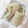 Chinelos de algodão Cixi para mulheres primavera e outono e inverno casa interior antiderrapante casa quente aquecimento pelúcia casal inverno homens