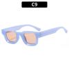Nuevas gafas de sol retro de montura pequeña europea y americana 2023, gafas de sol cuadradas cóncavo-convexas hip hop punk, gafas de sol transfronterizas