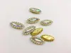 Popular Transfronterizo 4x15 Marquise Doble Capa Flor Diamante Acrílico Colorido Piedra Cosida a Mano Diamante de Garra DIY Accesorios para el Cabello Venta al por Mayor