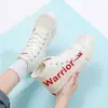 Tênis Feiyue Masculino e Feminino, Tênis Estampado com Letras, Sapatos Casuais Versáteis para Estudantes, Tênis de Lona de Cano Alto, Sapatos Brancos Respiráveis