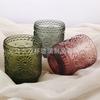 Vaso de Agua de Vidrio de Girasol de Celebridad de Internet Vaso Creativo en Relieve de Girasol Verde Vaso Diamante para Jugo Vaso Rosa para Niña