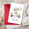 Compra directa transfronteriza de Amazon de tarjetas de mensaje conmemorativas clásicas para bodas, regalos de boda para recién casados, tarjetas de felicitación de bendición