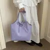 Bolso de mano tipo tote de lona casual estilo ins coreano para mujer, nuevo modelo verano 2026, de gran capacidad, versátil, para ir al trabajo