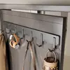 Colgador de Ropa Adhesivo sin Rastro para Montar en la Pared, Gancho Resistente de Alta Carga sin Taladro para Baño y Detrás de la Puerta