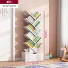 Prateleira pequena em forma de árvore estante de chão armário de quarto rack de armazenamento de sala de estar casa multi-camadas criativa estreita estante