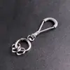 Chaveiro Universal de Metal DIY Criativo Pingente de Casal com Contas Anel de Chaveiro Personalizado Corrente de Chaveiro Presente de Nicho