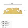 Herrajes Jingmao Antiguo Súper Grueso Lámina de Hierro Esquina Caja de Madera Caja de Regalo Esquina Decorativa Esquina de Ángulo Recto Caja Cuatro Esquinas