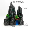 Suministro directo de fábrica de rocalla para paisajismo de acuarios rocallas pequeñas y medianas escenografía de acuario montaña de piedra artificial rocalla de resina Adornos para acuario