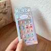 Nuevas Pegatinas para Uñas de Dibujos Animados de Kuromi para Bebés, Linda Decoración de Uñas Impermeable para Niñas Pequeñas, Pegatinas para Uñas para Niñas