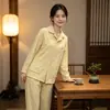 2026 Novo Conjunto de Pijama Coral Fleece Outono e Inverno Espessado Quente Ilha de Lã Pijamas para Mulheres Outono e Inverno