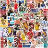 Compra Directa Transfronteriza de 50 Hojas/Paquete de Pegatinas Combinadas con Temática de Baloncesto con la Estrella del Baloncesto Kobe, Pegatinas de Equipo de Baloncesto con Dibujos Animados y Grafitis