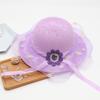 Sombrero de paja para niñas, princesas, para viajes al aire libre, playa, protección UV, para el sol, para bebés
