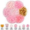 Misturado 7-grade de vidro rachadura contas contas diy amor buraco frisado pulseira colar de jóias fazendo materiais