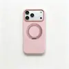 Aplicable a iPhone 18 Pro Max Funda para Teléfono con Soporte Magnético Líquido Apple 17 Tacto Suave Mate Antigolpes Protectora