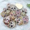 Joyas transfronterizas serie fantasma no muerto estampado de Halloween colgante de calavera pulsera de aleación colgante de llavero