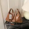 Bolso Tote Retro Simple de Gran Capacidad para Mujer 2026 Principios de Primavera Nuevo de Moda Versátil Texturizado para Ropa de Trabajo Bolso de Hombro Cruzado