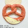 Nuevo juego de simulación de comida helado nudo de agua salada pan hamburguesa pastel resina gran comida de juego DIY hecho a mano imanes para refrigerador