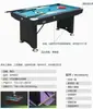 Mesa de Billar Plegable para Casa Americana China Bola 8 Negra Mesa de Pool Estándar Se Puede Añadir Ping Pong Mesa de Comedor Patas de Hierro Nivel Ajustable Adulto