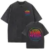 Tamanho Europeu TransfronteiriçoVintage LavadoHarry Sty Juntos Turnê 2026 Merch t