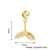 Elegante Pulseira Colar com Pingente em Aço Inoxidável e Zircônia Estilo Ol, Vários Estilos de Pingentes para Combinação DIY, Acessórios de Joias Brilhantes