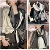 Bufanda de Seda Brocada Estilo Nuevo 2025 para Mujer, Primavera y Otoño, Elegante Versión Coreana, Bufanda de Seda Versátil de Hangzhou y Chal