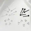 Brincos de Resina Cuidados com Piercing na Orelha Furo na Orelha Anti-Obstrução Plástico Transparente Pino de Orelha Simples DIY Brinco de Tragus Não Causa Alergias Facilmente Brinco