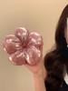 Estilo Girl Y2K Coreano Doce e Picante Flor Fluorescente Elástico de Cabelo Intestino Grande Corda de Cabelo Acessórios de Cabelo Flor de Cabelo Pega Rabo de Cavalo Elástico Corda de Cabelo