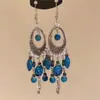 [Estilo Exótico] Brincos de Franja Retrô Étnico de Nicho de Luxo Novos Brincos Chinoiserie Brincos Femininos Exquisitos