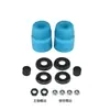 Amortecedores para Skate, Acessórios de Suporte para Skate de Brinquedo de Quatro Rodas Duplamente Curvados, Conjunto de Pastilhas de PU, Acessórios para Fish Board, Pastilhas de Alta Elasticidade